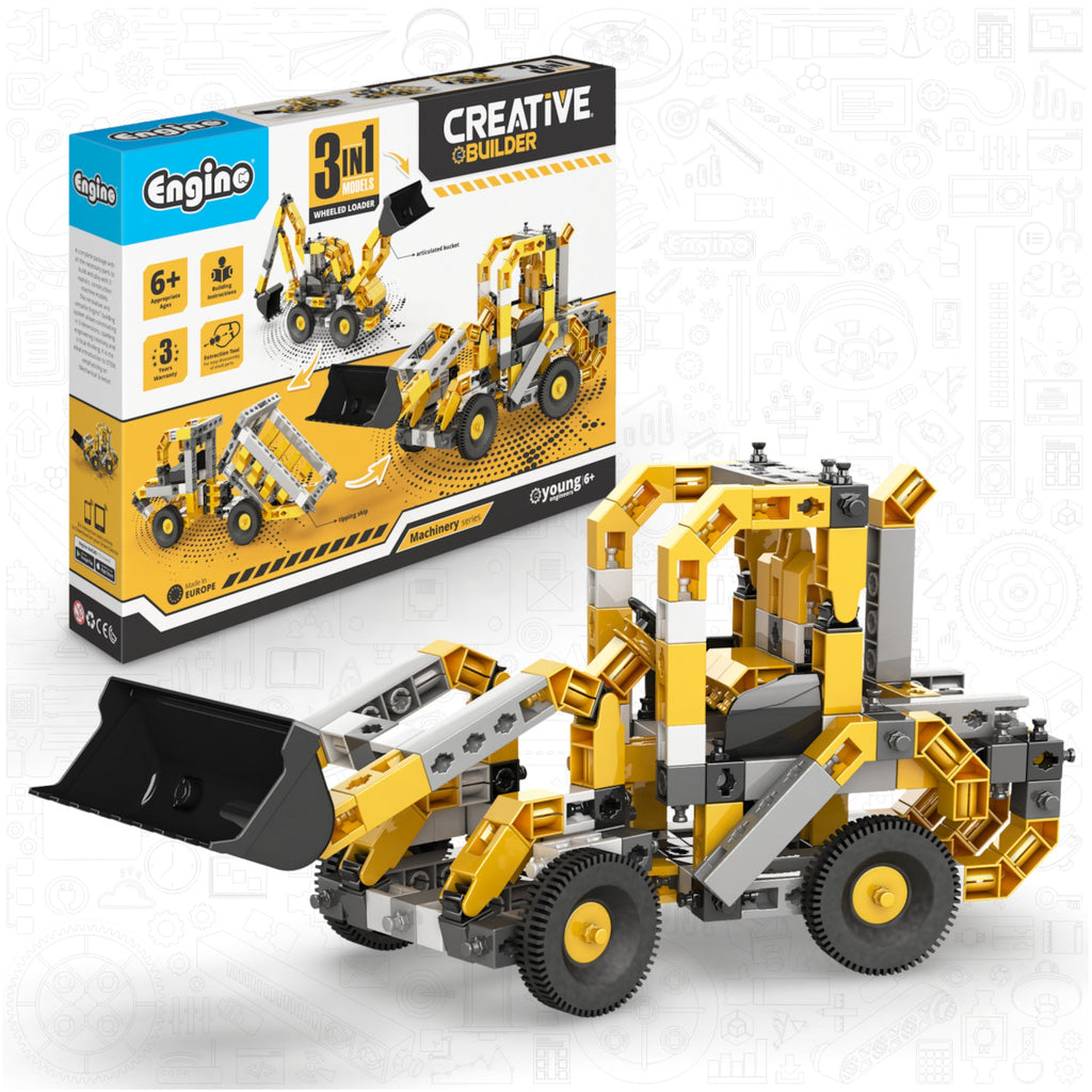 Creative Builder: Wheeled Loader Machinery set