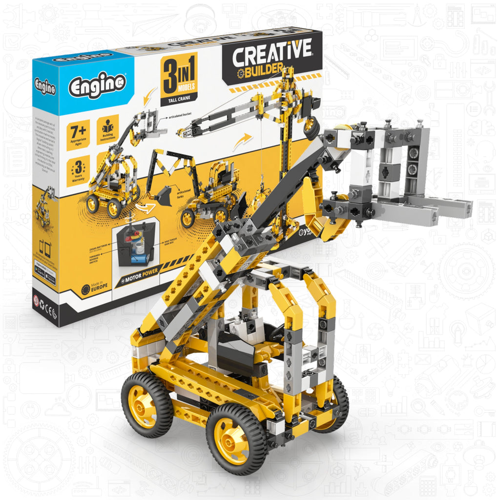 Creative Builder: Tall Crane Machinery Motorized set