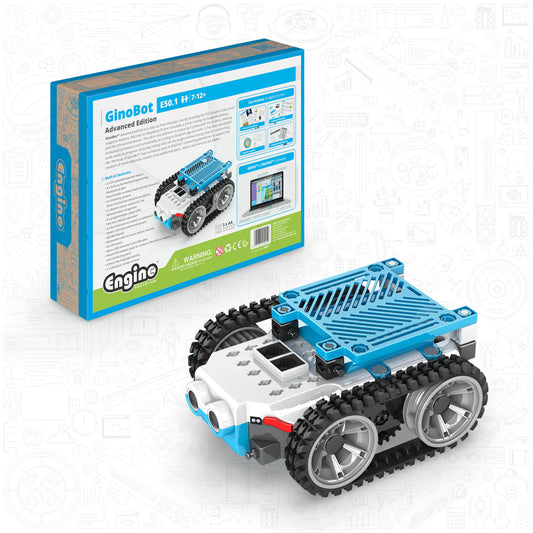 GINOBOT Advanced Edition (with ultrasound and rechargeable battery and PCB adaptor plate - in carton box)